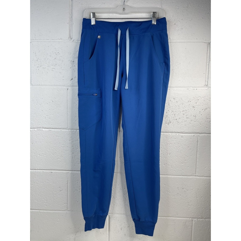 Figs Women's Size Small  Royal Blue Zamora Jogger Scrub Pants P0# 1800